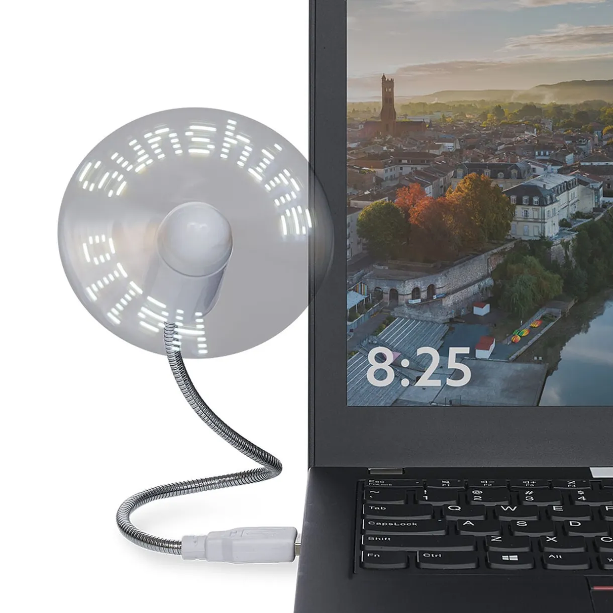 Ventilateur USB avec message LED < Gifi Sale