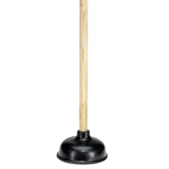 Ventouse caoutchouc avec manche bois Ø14xH40cm < Gifi Discount