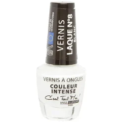 Vernis à ongles laqué blanc n°08