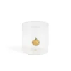 Verre avec décor intérieur citrouille 350ml Ø8xH8,5cm