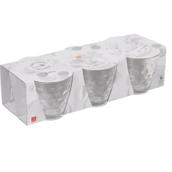 Verre bas Bormioli Rocco Dots x6 verre transparent relief