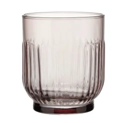 Verre bas x3 Tokyo en verre coloré strié Ø9xH8cm < Gifi Best