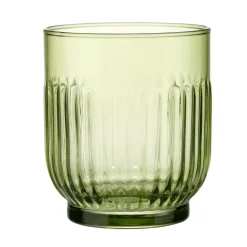 Verre bas x3 Tokyo en verre coloré strié Ø9xH8cm < Gifi Best