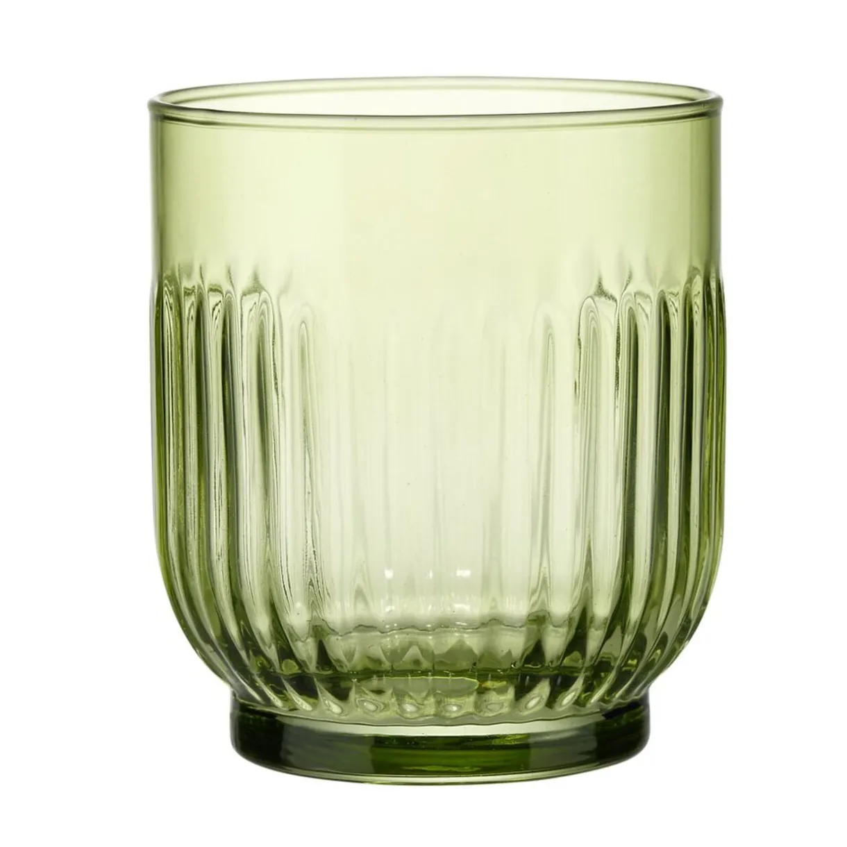 Verre bas x3 Tokyo en verre coloré strié Ø9xH8cm < Gifi Best