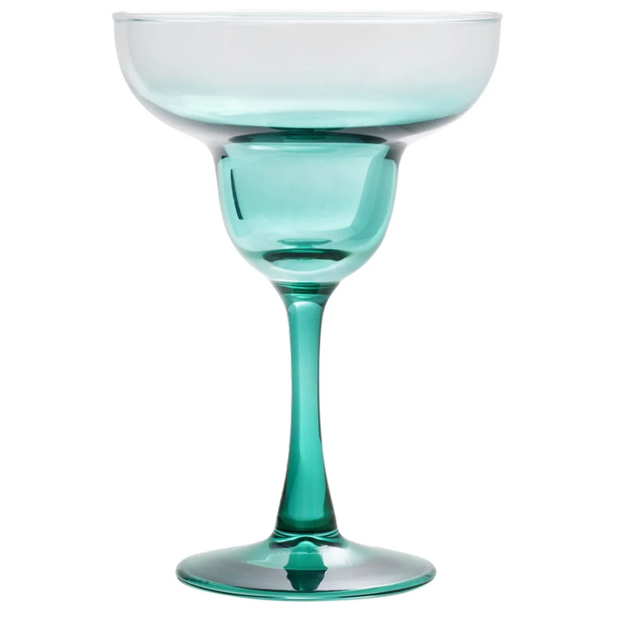 Verre à cocktail sur pied x2 en verre bleu et orange 240ml < Gifi Hot