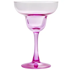 Verre à cocktail sur pied x2 en verre bleu et orange 240ml < Gifi Hot