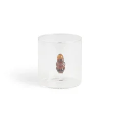 Verre décor écureuil 350ml Ø8xH8,5cm < Gifi Discount