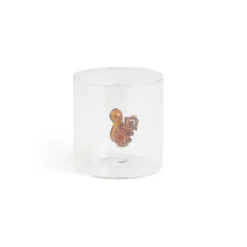 Verre décor écureuil 350ml Ø8xH8,5cm < Gifi Discount