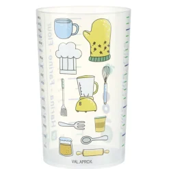 Verre doseur 900ml plastique décoré Ø10,5xH13,5cm < Gifi Discount
