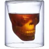 Verre double paroi Halloween tête de mort 25cl