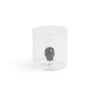 Verre Halloween transparent avec tête de mort intérieur 350ml