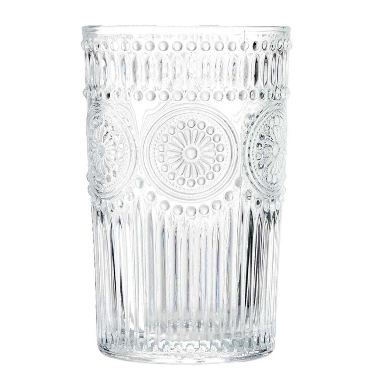 Verre haut motif baroque 350ml H17cm < Gifi Hot