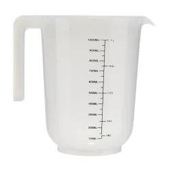 Verre mesureur 1L plastique blanc transparent < Gifi Sale