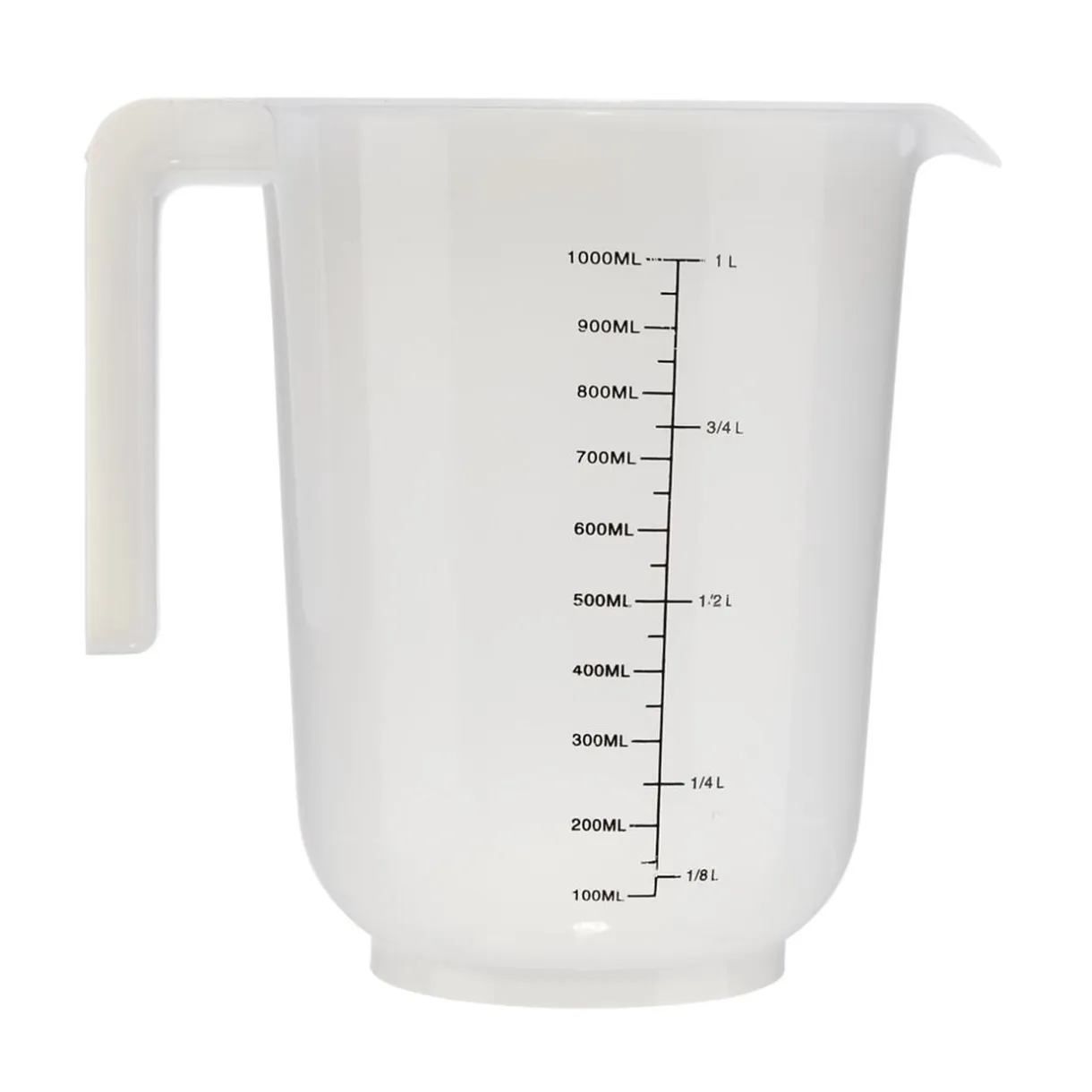Verre mesureur 1L plastique blanc transparent < Gifi Sale