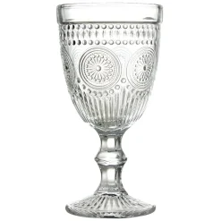 Verre à pied motif baroque 310ml H17cm