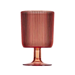 Verre à pied plastique orange 30cl