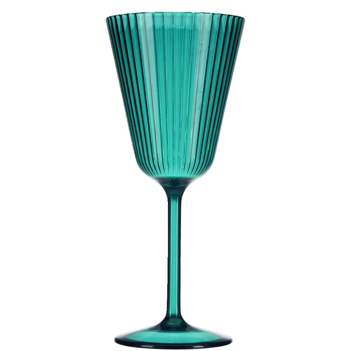 Verre à pied plastique vert 25cl < Gifi Online