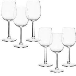 Verre à pied transparent 46cl x6