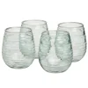 Verre plastique transparent 50cl x4