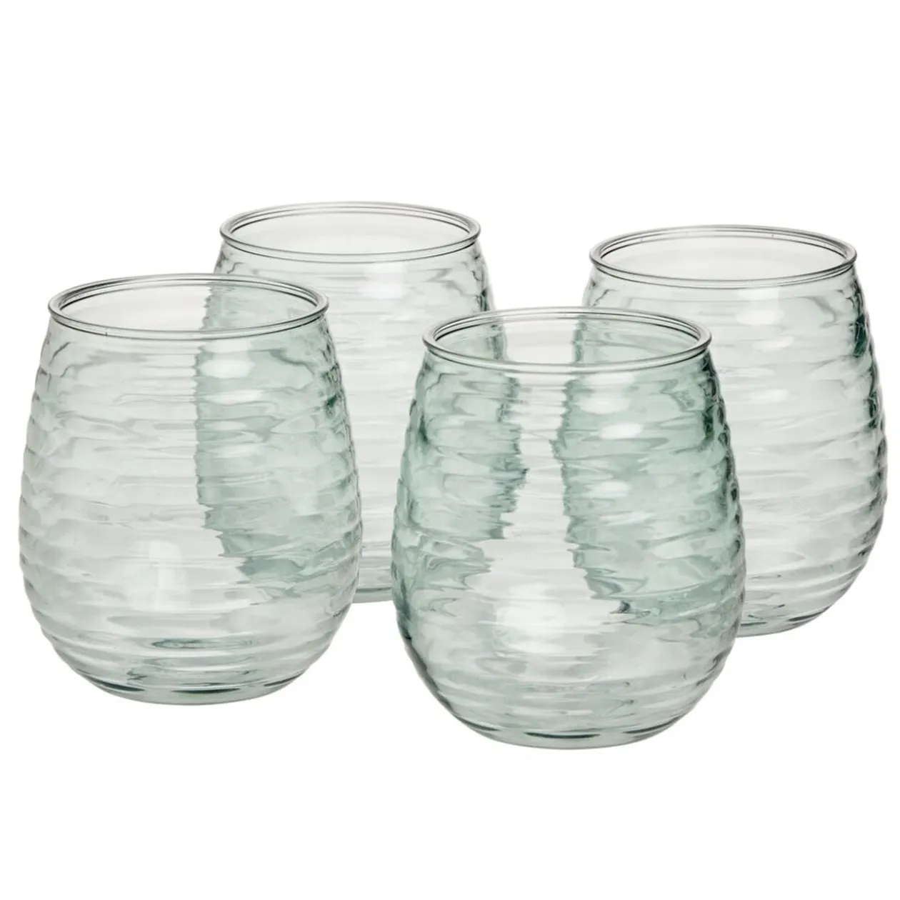 Verre plastique transparent 50cl x4