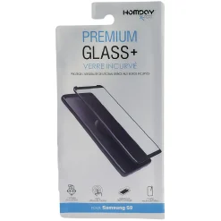 Verre trempé incurvé pour Samsung S9 Plus transparent