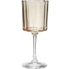 Verre à vin automne en verre transparent et orange Ø9xH22cm < Gifi Hot