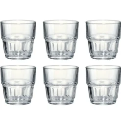 Verre x6 Lola 20cl en verre transparent Ø7xH10cm
