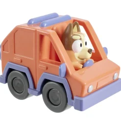 Véhicule mini Bluey plastique 9x6xH7cm (4 modèles)