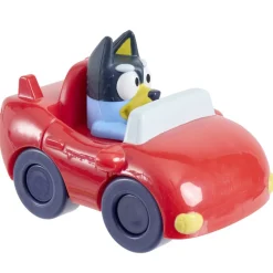 Véhicule mini Bluey plastique 9x6xH7cm (4 modèles)