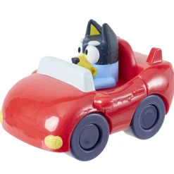 Véhicule mini Bluey plastique 9x6xH7cm (4 modèles)