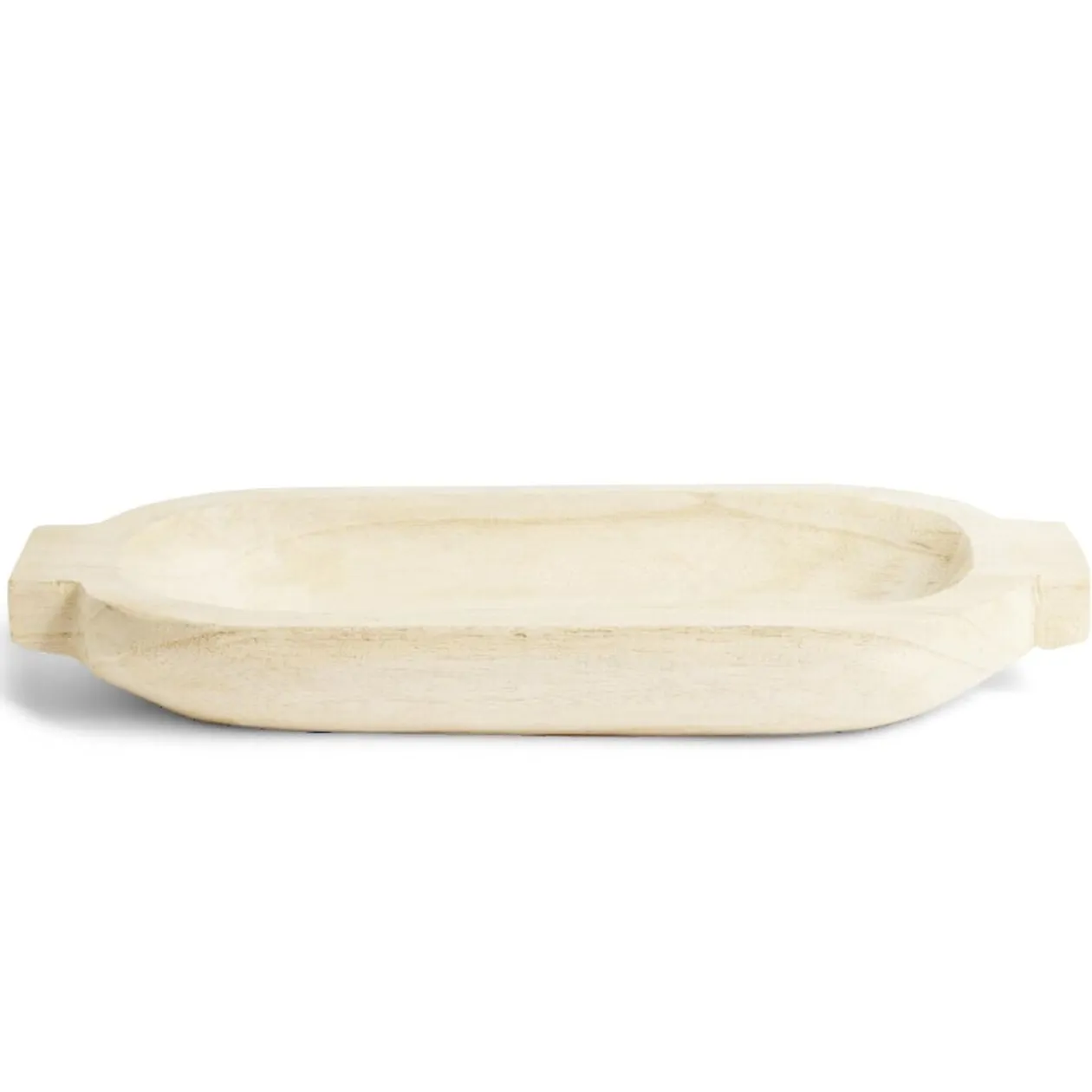 Vide poche bois beige 35x15x5cm