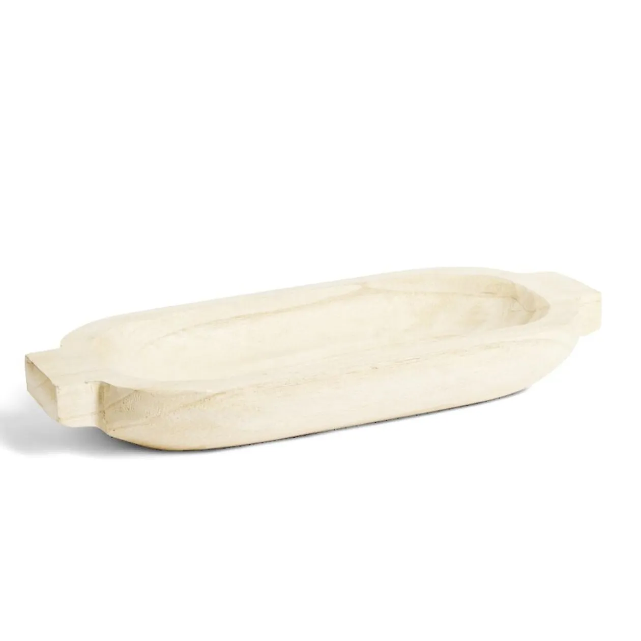 Vide poche bois beige 35x15x5cm