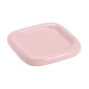 Vide-poche carré en céramique rose 13x13cm < Gifi Online
