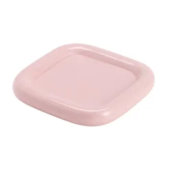 Vide-poche carré en céramique rose 13x13cm < Gifi Online
