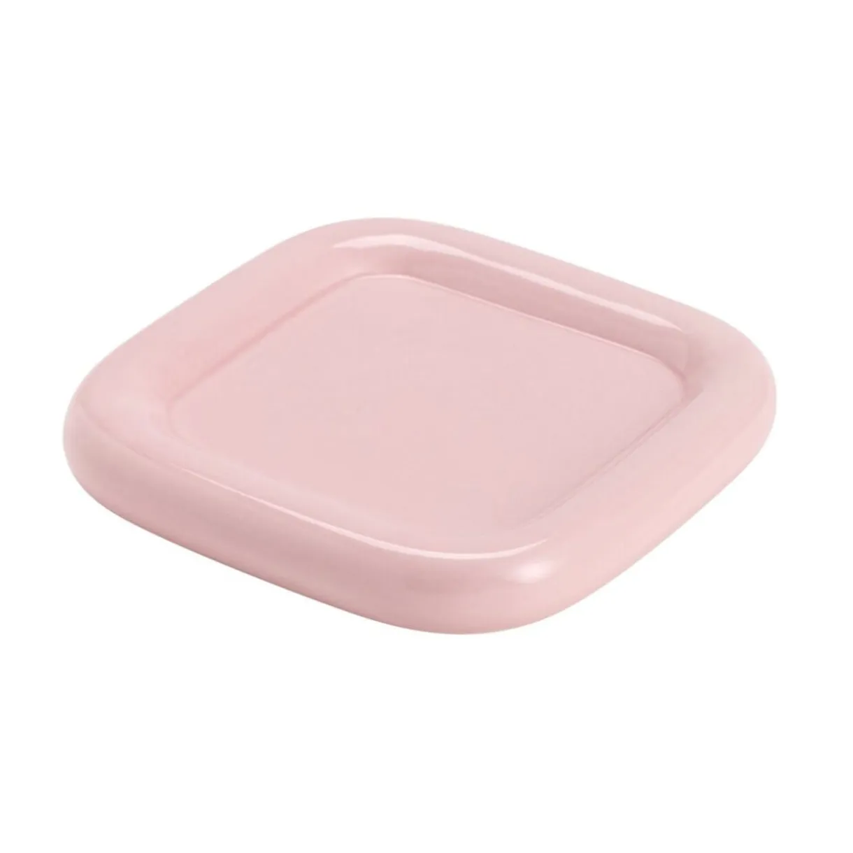 Vide-poche carré en céramique rose 13x13cm < Gifi Online