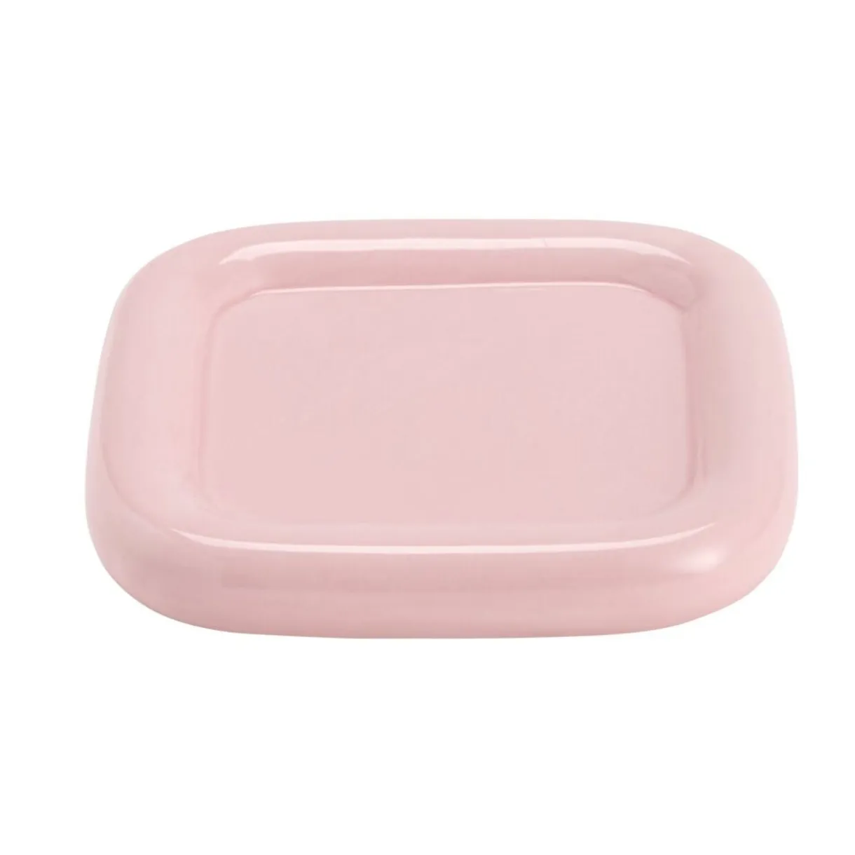 Vide-poche carré en céramique rose 13x13cm < Gifi Online