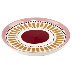 Vide-poche dolomite motif ethnique Ø13cm (3 modèles)