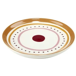 Vide-poche dolomite motif ethnique Ø13cm (3 modèles)