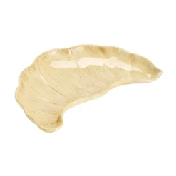 Vide-poche forme croissant en céramique marron 15,5x22,5cm < Gifi Outlet