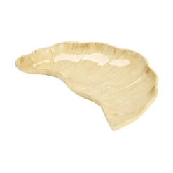 Vide-poche forme croissant en céramique marron 15,5x22,5cm < Gifi Outlet