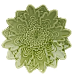 Vide-poche forme fleur de tournesol en dolomite Ø13cm (3 modèles)