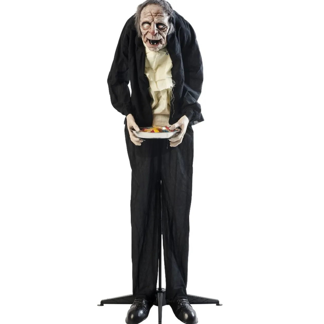 Vieil homme animé et sonore Halloween H153 cm
