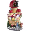 Village de Noël animé LED tour de contrôle du Père Noël 16x14xH26cm < Gifi Hot
