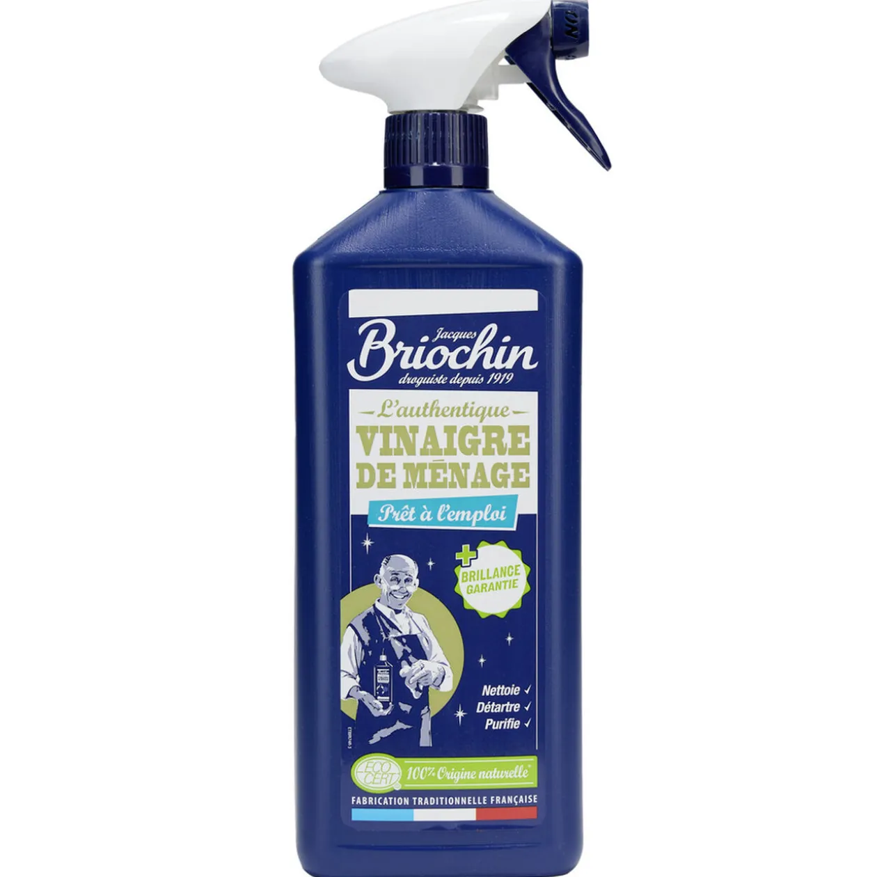 Vinaigre de ménage Briochin l'authentique prêt à l'emploi brillance garantie 750ml