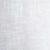Vitrage droit à passants x2 effet lin blanc uni 60x120cm