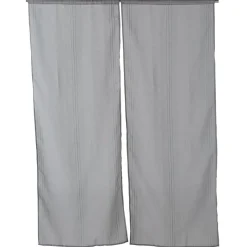 Vitrage droit passe tringle uni gris 60x160 cm x2 < Gifi Sale