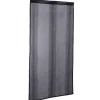 Vitrage droit passe tringle uni noir 60x90 cm x2 < Gifi New