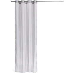 Voilage brodé polyester blanc 140x260cm < Gifi Hot