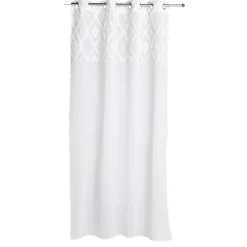Voilage en polyester tufté blanc 140x240cm < Gifi Sale