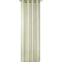 Voilage imprimé motif feuillage avec anneaux 140x240cm (2 modèles) < Gifi Sale
